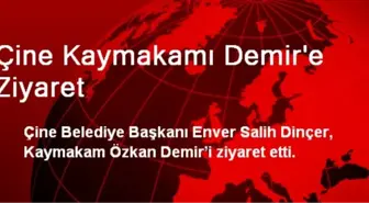 Çine Kaymakamı Demir'e Ziyaret