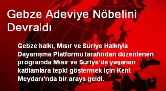 Gebze Adeviye Nöbetini Devraldı