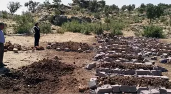 Mardin'deki PKK Mezarlığı Tahrip Edildi