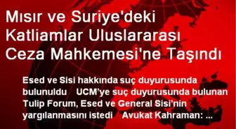 Mısır ve Suriye'deki Katliamlar Uluslararası Ceza Mahkemesi'ne Taşındı