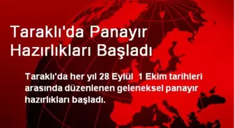 Taraklı'da Panayır Hazırlıkları Başladı