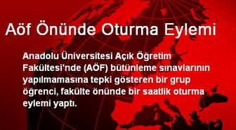 Aöf Önünde Oturma Eylemi