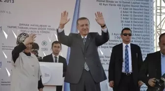 Başbakan Erdoğan Şırnak Şerafettin Elçi Havalimanını Açtı