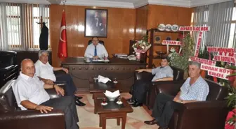 Kaymakam Göç, Tarsus Esnaf ve Sanatkarlar Kredi ve Kefalet Kooperatifi Yönetim Kurulu Üyelerini Kabul Etti