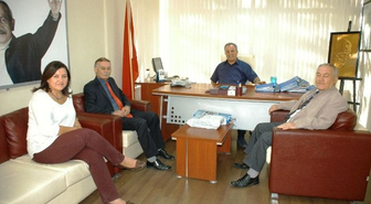 CHP İl Başkanı Gönenç'e Ziyaret
