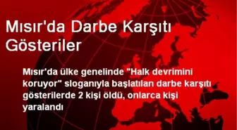 Mısır'da Darbe Karşıtı Gösteriler