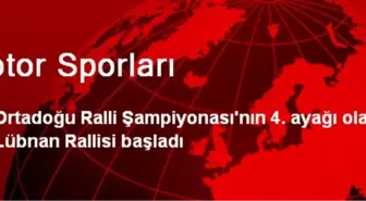 Lübnan Ralisi Başladı