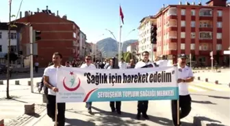 Seydişehir'de Sağlık Yürüyüşü Düzenlendi