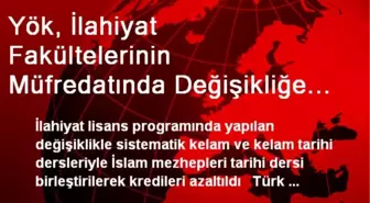 Yök, İlahiyat Fakültelerinin Müfredatında Değişikliğe Gitti