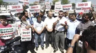 ABD'nin Adana Konsolosluğu Önünde Protesto Gösterisi