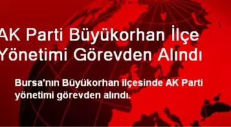 AK Parti Büyükorhan İlçe Yönetimi Görevden Alındı