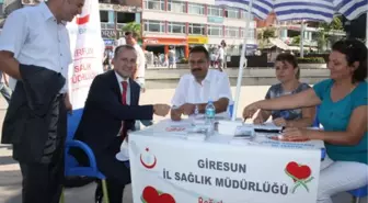 Atatürk Meydanı'nda Organ Bağışı Standı Açıldı