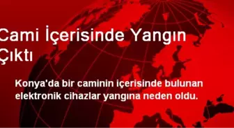 Cami İçerisinde Yangın Çıktı