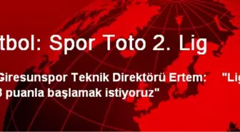 Futbol: Spor Toto 2. Lig