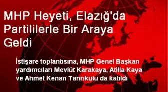 MHP Heyeti, Elazığ'da Partililerle Bir Araya Geldi