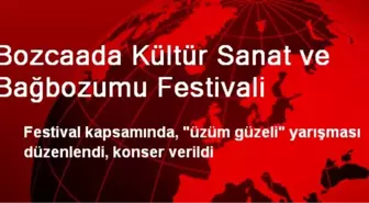 Bozcaada Kültür Sanat ve Bağbozumu Festivali Başladı