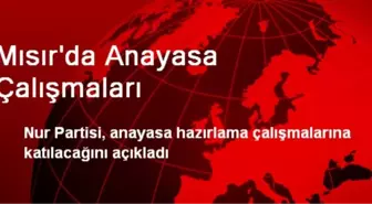 Mısır'da Anayasa Çalışmaları