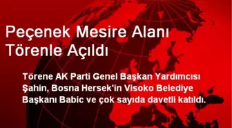 Peçenek Mesire Alanı Törenle Açıldı