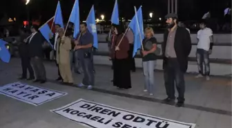 İzmit'te ODTÜ'ye Destek Yürüyüşü