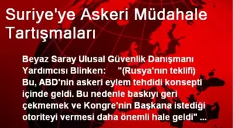 Suriye'ye Askeri Müdahale Tartışmaları