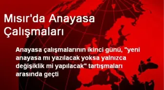 Mısır'da Anayasa Çalışmaları