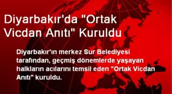 Diyarbakır'da 'Ortak Vicdan Anıtı' Kuruldu