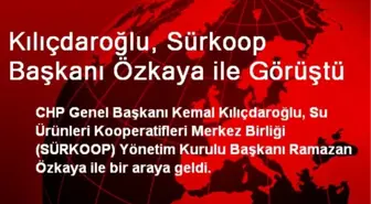 Kılıçdaroğlu, SÜRKOOP Başkanı Özkaya ile Görüştü