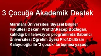 3 Çocuğa Akademik Destek