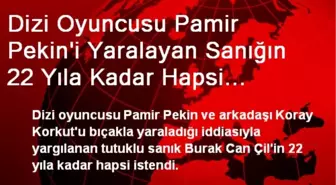 Dizi Oyuncusu Pamir Pekin'i Yaralayan Sanığın 22 Yıla Kadar Hapsi İstendi