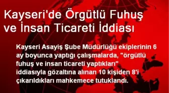 Kayseri'de Örgütlü Fuhuş ve İnsan Ticareti İddiası