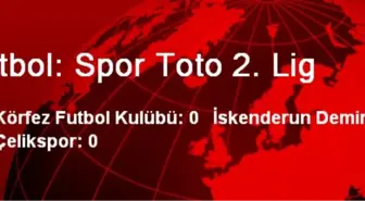 Futbol: Spor Toto 2. Lig