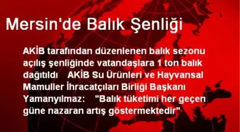 Mersin'de Balık Şenliği