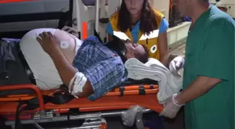 Tünel Duvarına Çarpan Otomobilde Baba- Kız Yaralandı