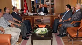 AK Parti Heyeti Sivas Müftüsü Balkan'ı Ziyaret Etti