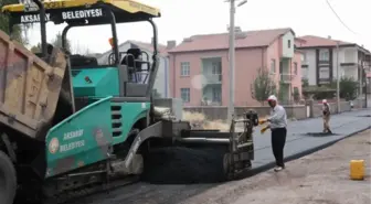 Aksaray'da Asfalt Çalışmaları Devam Ediyor