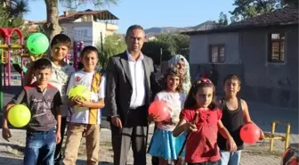 Çorum Anadolu Birliği Sungurlu'da Çocuklara Top Dağıttı