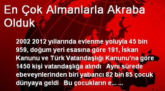 En Çok Almanlarla Akraba Olduk