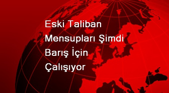 Eski Taliban Mensupları Şimdi Barış İçin Çalışıyor