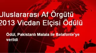 Uluslararası Af Örgütü 2013 Vicdan Elçisi Ödülü