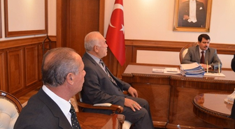 Gazi ve Şehit Aileleri Derneklerinden Vali Vasip Şahin' E Ziyaret