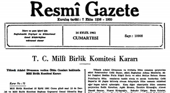 İşte Menderes'in İdamını Onaylayan Karar