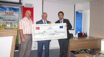 Tkdk Çanakkale'de Hibe Dağıtmaya Devam Ediyor