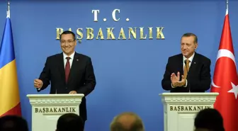 Başbakan Erdoğan ve Romanya Başbakanı Victor Ponta'nın Ortak Basın Toplantısı