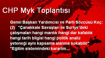 CHP Myk Toplantısı