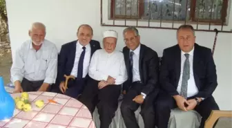 Kaymakam Mızrak'tan Asırlık Çınar Hafız Hasan Hoca'ya Ziyaret