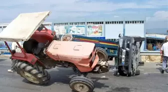 Manisa'da Trafik Kazası: 1 Yaralı