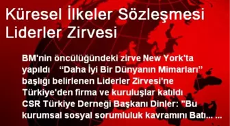 Küresel İlkeler Sözleşmesi Liderler Zirvesi