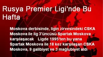 Rusya Premier Ligi'nde Bu Hafta