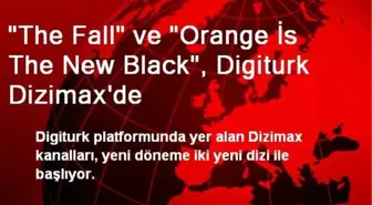 'The Fall' ve 'Orange İs The New Black', Digiturk Dizimax'de