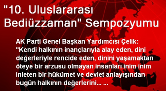 '10. Uluslararası Bediüzzaman' Sempozyumu